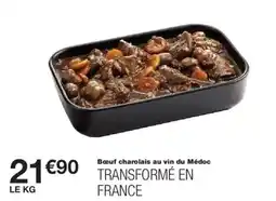 Monoprix Bœuf charolais au vin du médoc offre