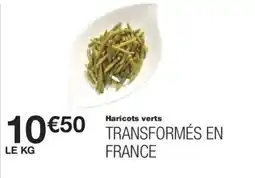 Monoprix Haricots verts offre