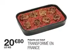 Monoprix Polpette pur bœuf offre