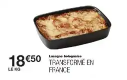 Monoprix Lasagne bolognaise offre