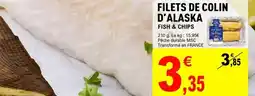 E.Leclerc Durable - filets de colin d'alaska offre