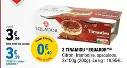 E.Leclerc E.leclerc - tiramisu offre