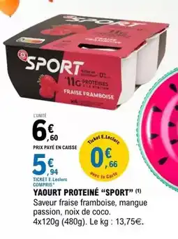 E.Leclerc E.leclerc - yaourt proteine offre