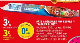 E.Leclerc Pâte à dérouler pur beurre offre