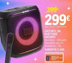 E.Leclerc Jbl - enceinte partybox encore2 offre