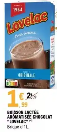 E.Leclerc Boisson lactée aromatisee chocolat offre