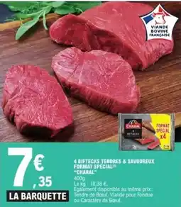 E.Leclerc Charal - biftecks fondres & savoureux offre