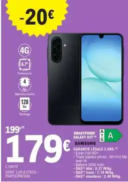 E.Leclerc Samsung - smartphone galaxy a7 offre