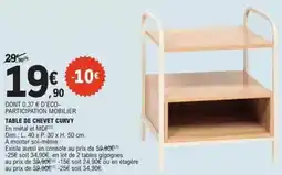 E.Leclerc Dim - table de chevet curvy offre