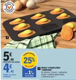 E.Leclerc E.leclerc - moule 9 madeleines offre