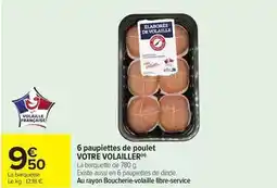 Carrefour Drive Paupiettes de poulet offre