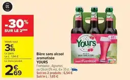 Carrefour Drive Bière sans alcool aromatisée offre