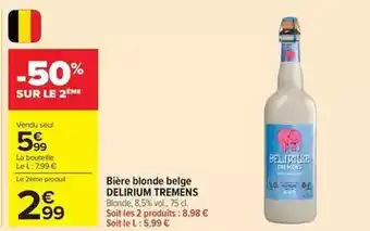 Delirium - bière blonde belge