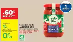 Carrefour Drive Lea - sauce tomate bio offre