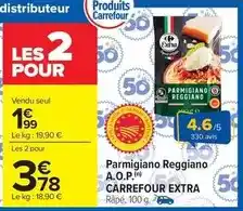Carrefour Drive Carrefour - parmigiano reggiano a.o.p. extra offre