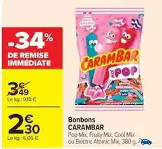 Carrefour Drive Carambar - bonbons offre