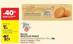 Carrefour Drive Reflets de france - biscuits offre