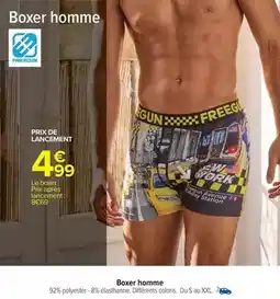 Carrefour Drive Freegun - boxer homme offre