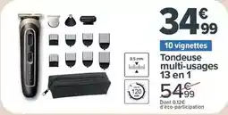 Carrefour Drive Tondeuse multi-usages 13 en 1 offre