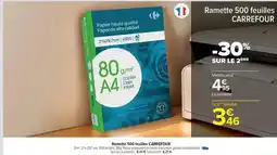 Carrefour Drive Carrefour - ramette 500 feuilles offre