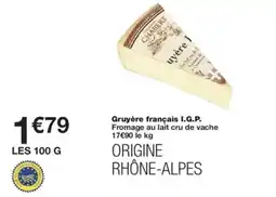 Monoprix Gruyère français i.g.p. offre