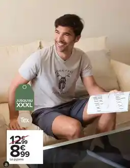 Carrefour Tex - pyjama femme offre