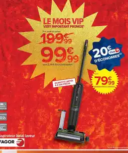 Carrefour Fagor - aspirateur balai laveur offre