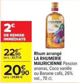 Carrefour Rhum arrangé offre