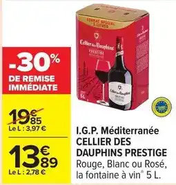 Carrefour Cellier des dauphins - i.g.p. méditerranée offre