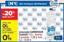 Carrefour Carrefour - limonade classic' offre