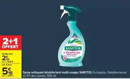 Carrefour Sanytol - spray nettoyant désinfectant multi-usages offre