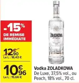 Carrefour Vodka offre
