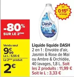 Carrefour Dash - liquide liquide offre