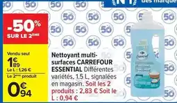 Carrefour Carrefour - nettoyant multi-surfaces offre
