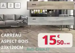Les Briconautes Carreau aspect bois offre