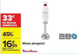 Carrefour Moulinex - mixeur plongeant offre