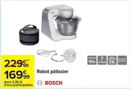 Carrefour Bosch - robot pâtissier offre