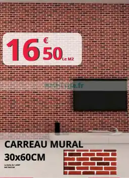 Les Briconautes Carreau mural 30x60cm offre