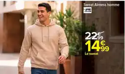 Carrefour Airness - sweat homme offre