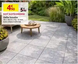 Mr Bricolage Dalle basalte offre