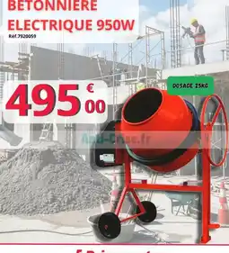 Les Briconautes Betonniere electrique offre