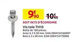 Mr Bricolage Vis tole th10 offre