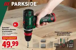 Lidl Parkside perceuse-visseuse et accessoires offre
