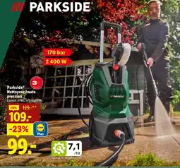 Lidl Parkside nettoyeur haute pression offre