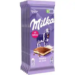 Carrefour Milka tablettes de chocolat lot familial offre