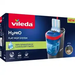 Carrefour Vileda kit de nettoyage h2pro flat system offre