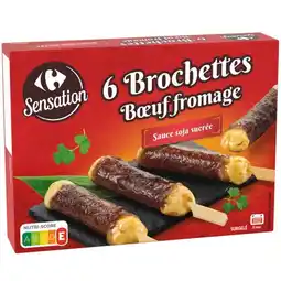 Carrefour Market Carrefour sensation brochette bœuf surgelé offre