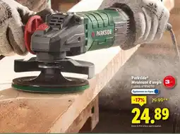 Lidl Parkside meuleuse d'angle offre