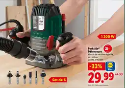 Lidl Parkside défonceuse offre