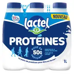 Carrefour Market Lactel lait u.h.t protéinés offre